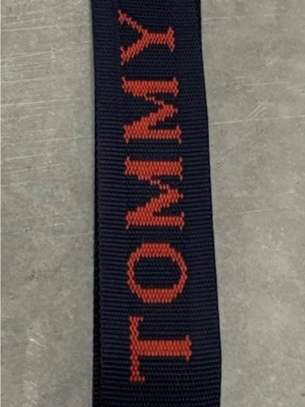 Tommy Hilfiger VTG 90’s Belt Metal Clasp Buckle Blue Red Adjustable Spell Out
